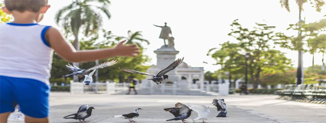 Martí Park, historisches Zentrum, Cienfuegos, Cuba Travel 