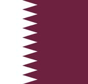bandera del Estado de Qatar