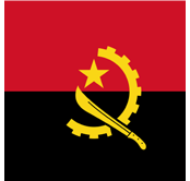 Bandera de la República de Angola