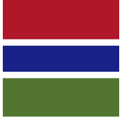 bandera de la República de Gambia