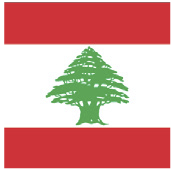 bandera del Líbano